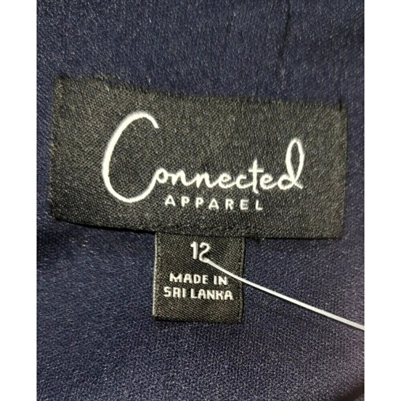 Connected Apparel Asymmetrical Layered Dress - Size 12 - Picture 8 of 9